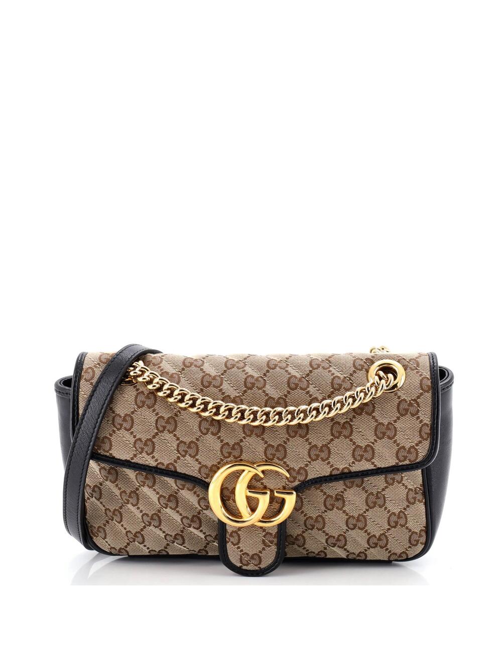 Gucci Gg Marmont Flap Bag Diagonal #247556G15B